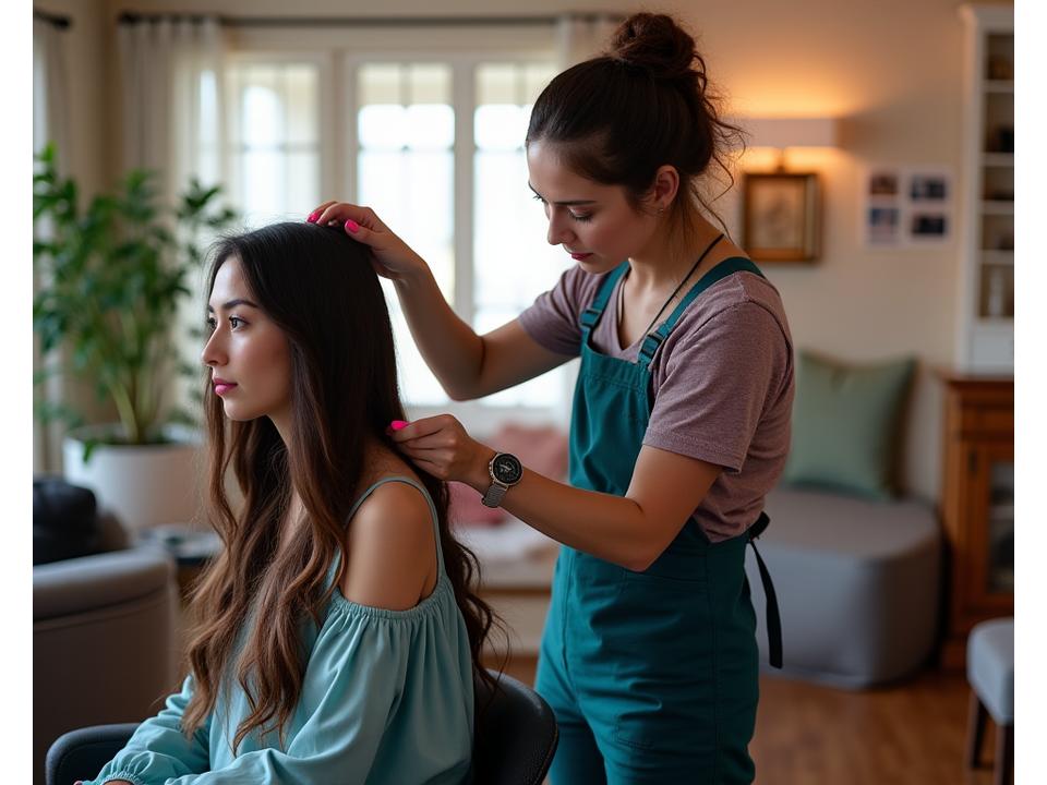 Servicio de peluquería móvil a domicilio